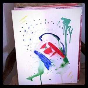 One of a kind painting inspired by God